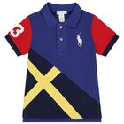 Baby Boys Navy Blue Logo Shorts Set, 1, hi-res