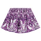 Girls White & Purple Majolica Skirt, 1, hi-res