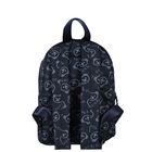 Boys Navy Blue Logo Backpack, 1, hi-res