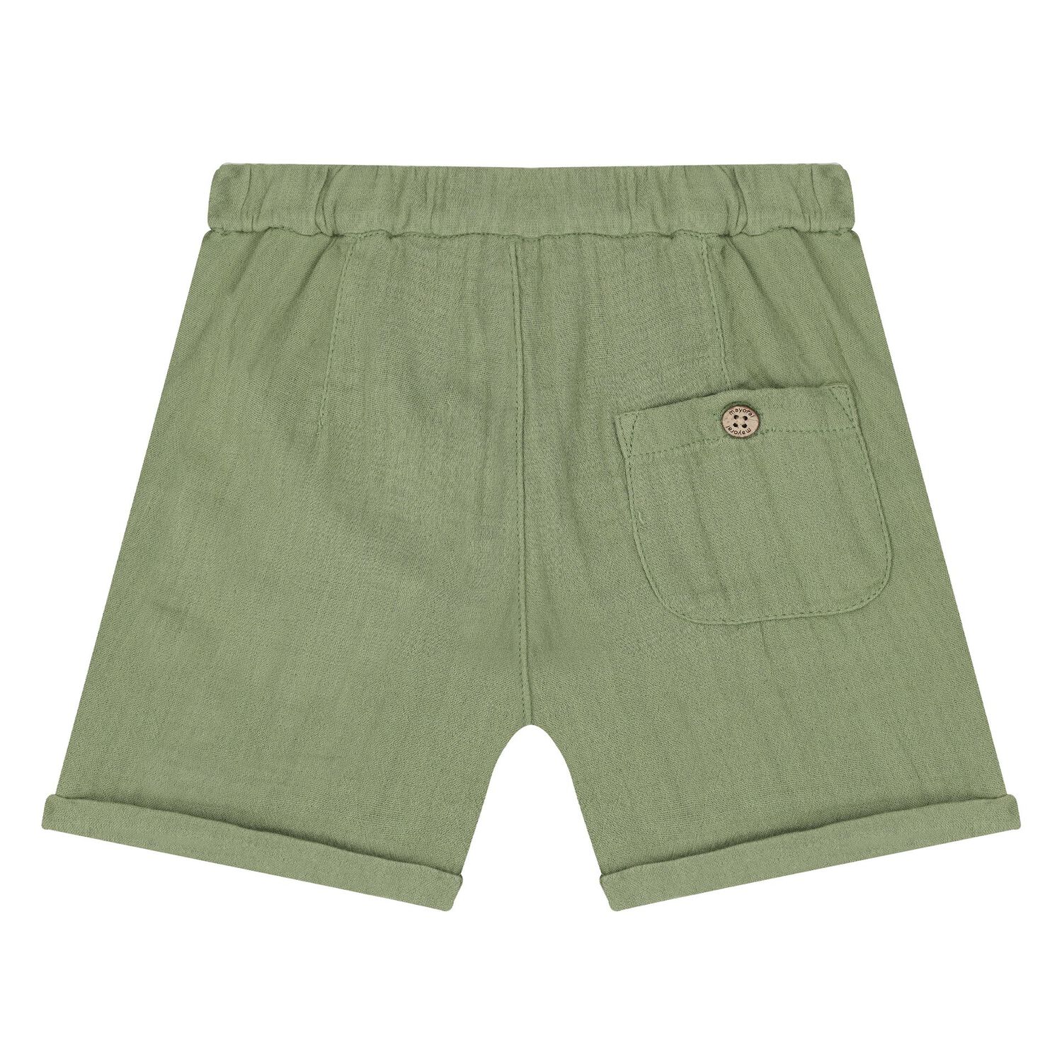 Younger Boys Green Shorts, 1, hi-res