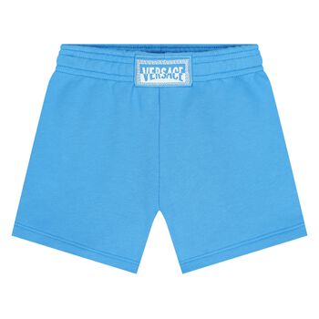 Younger Boys Blue Logo Shorts