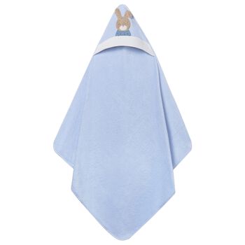 Baby Boys Blue Hooded Towel
