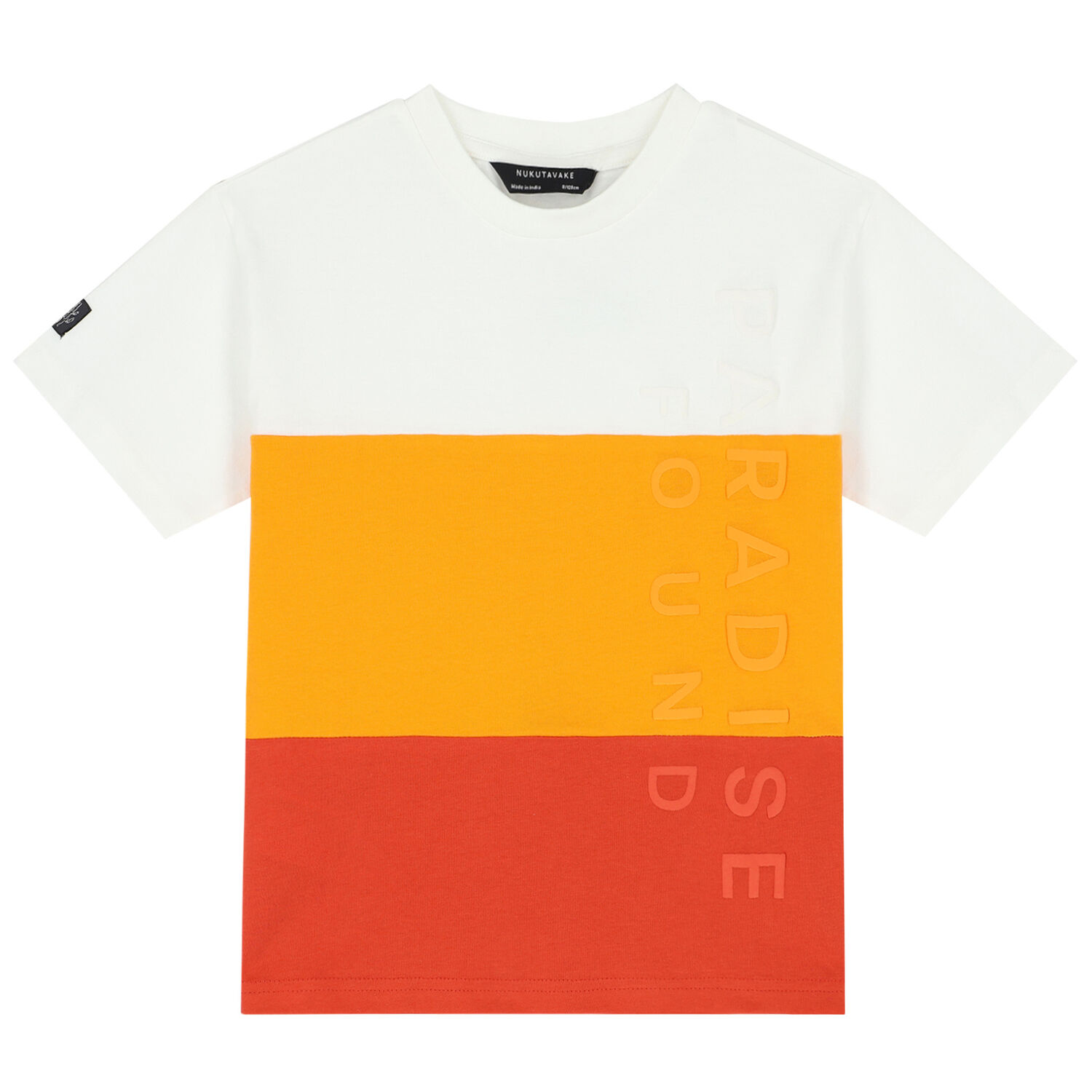 Boys Ivory, Yellow & Orange T-Shirt, 1, hi-res