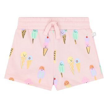 Younger Girls Pink Ice Cream Shorts