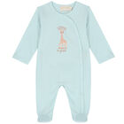 Blue Giraffe Logo Babygrow, 1, hi-res