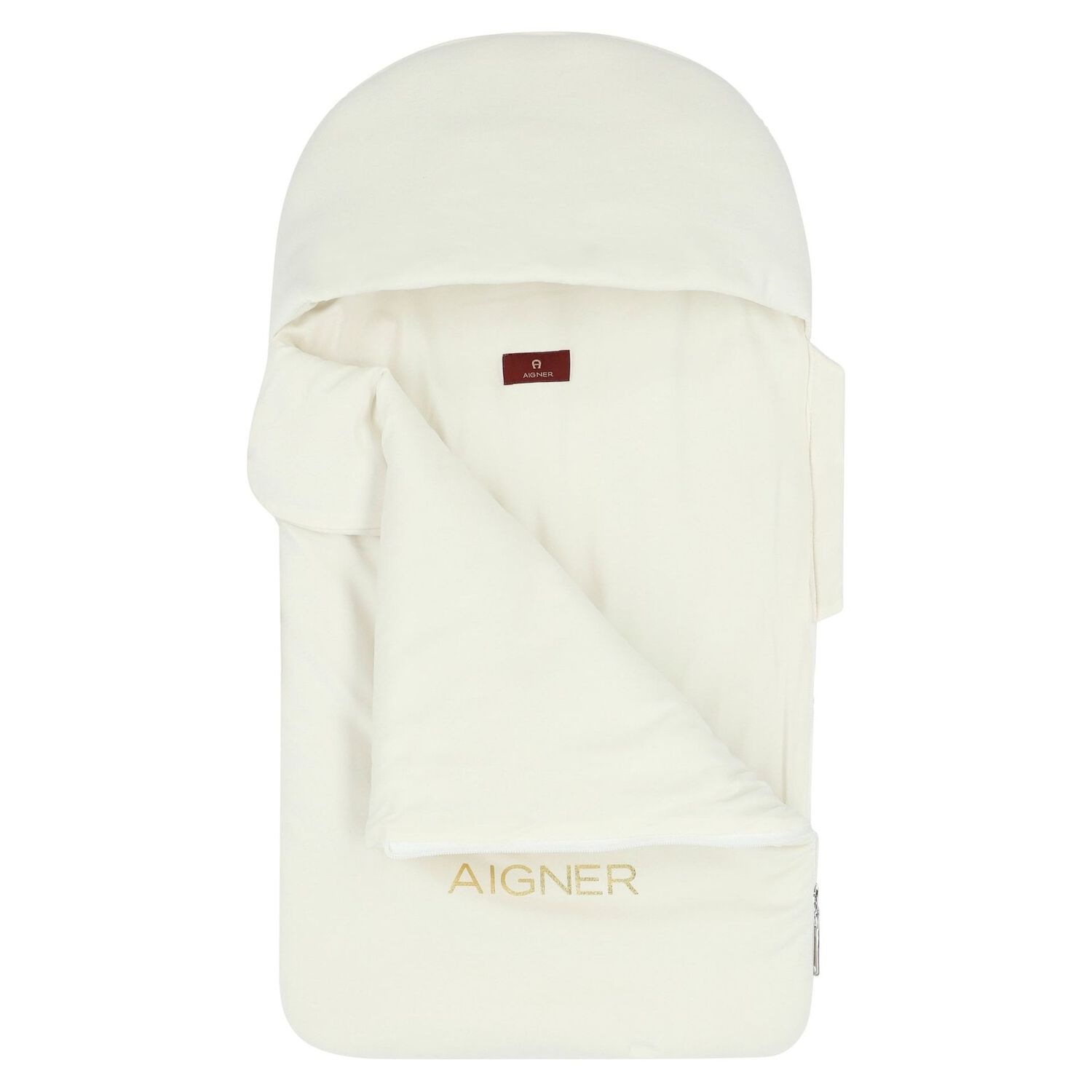 Ivory & Gold Logo Baby Nest, 1, hi-res