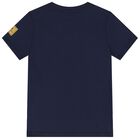 Boys Navy Blue Logo T-Shirt, 3, hi-res