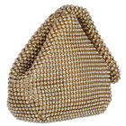 Gold Embellished Rhinestones Bag, 2, hi-res