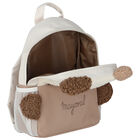 Beige Teddy Bear Backpack, 1, hi-res