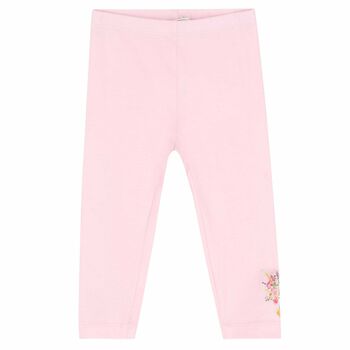 Younger Girls Pink Leggings