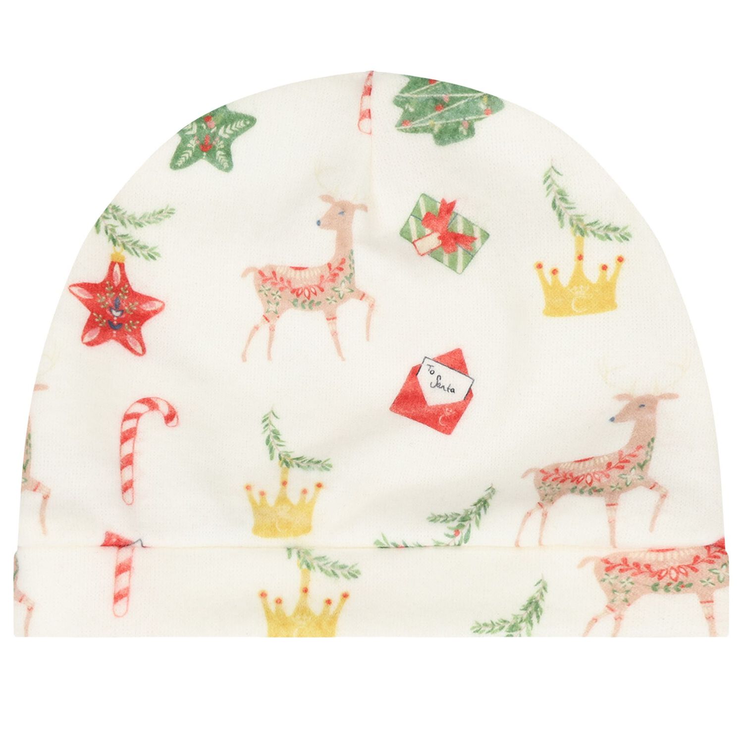 Baby Boys Ivory Festive Babygrow Set, 1, hi-res