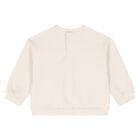 Younger Girls Beige Sweatshirt, 1, hi-res