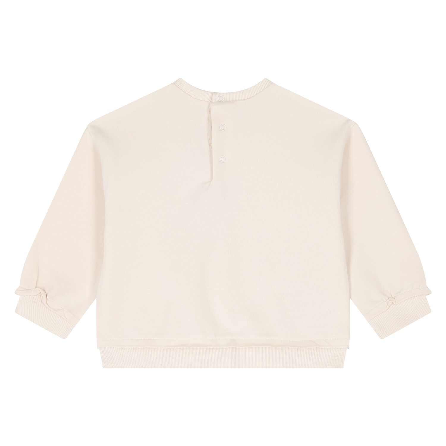 Younger Girls Beige Sweatshirt, 1, hi-res