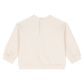 Younger Girls Beige Sweatshirt