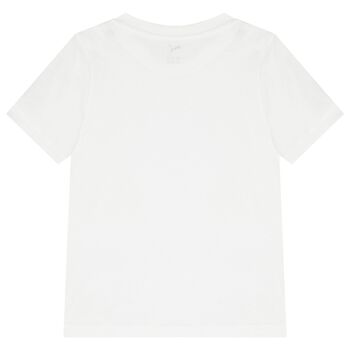 Boys White Logo T-Shirt