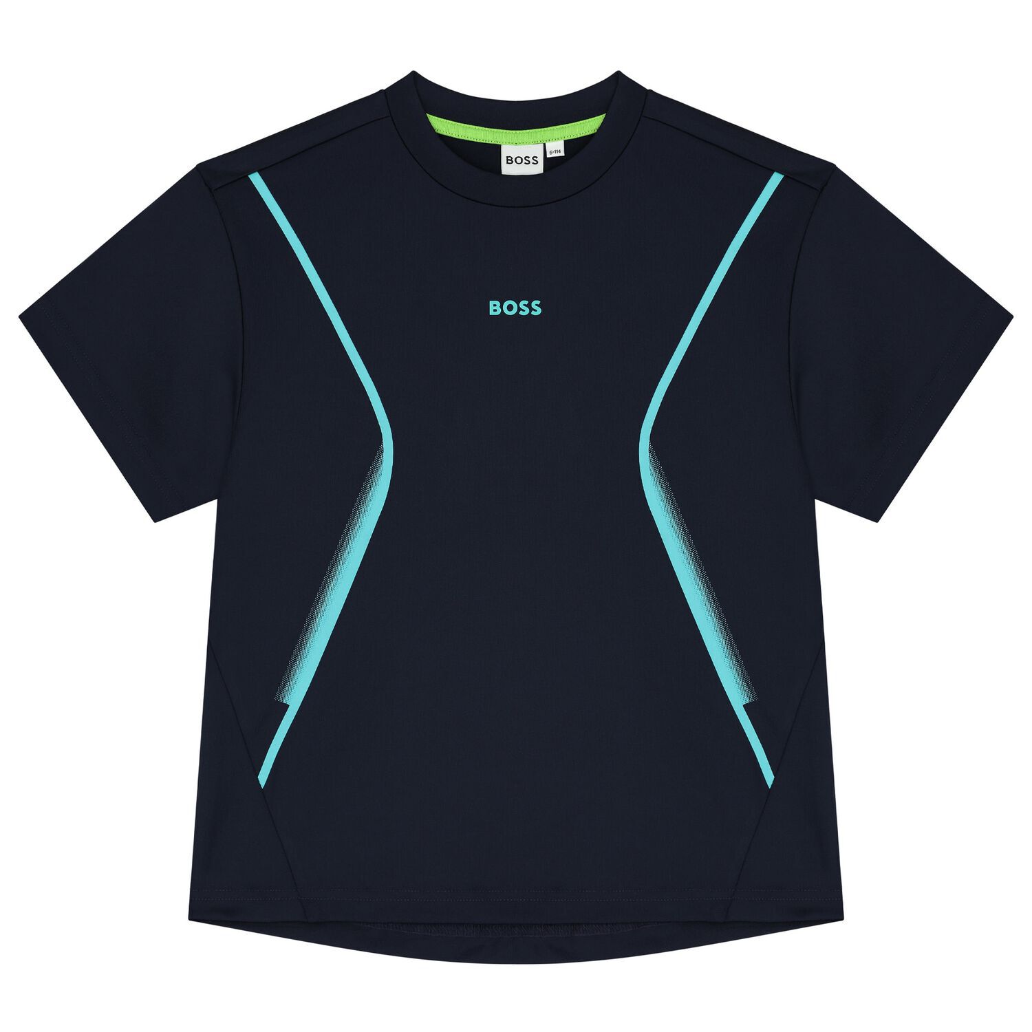 Boys Navy Blue Logo T-Shirt, 1, hi-res