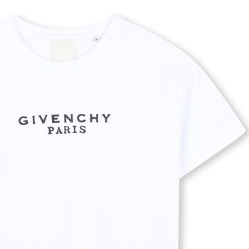 Girls White Logo T-Shirt