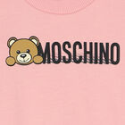 Pink Teddy Bear Logo Sweatshirt, 3, hi-res