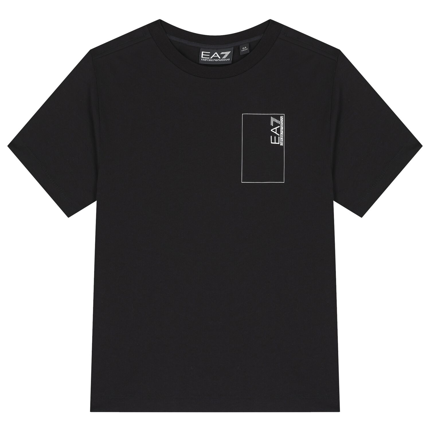 Boys Black Logo T-Shirt, 1, hi-res