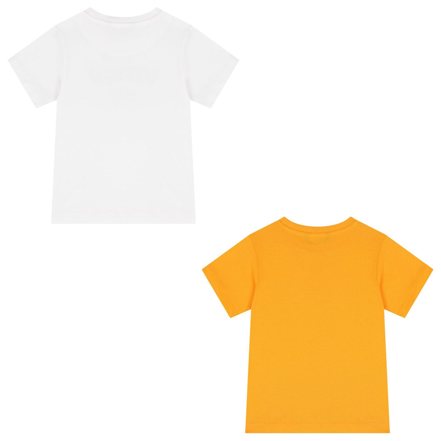 Boys White & Orange T-Shirts ( 2-Pack ), 2, hi-res