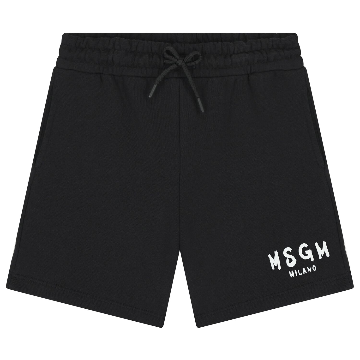 Black Logo Shorts, 3, hi-res