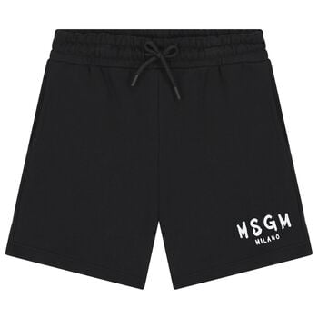 Black Logo Shorts