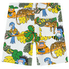 Boys White Animals Shorts, 1, hi-res