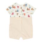 Baby Boys Ivory & Beige Romper Set, 1, hi-res