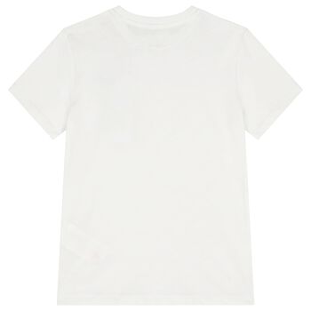 Boys White Logo T-Shirt