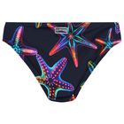 Girls Navy Blue Starfish Bikini, 1, hi-res