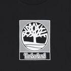 Boys Black Logo T-Shirt, 3, hi-res