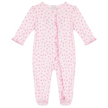 Baby Girls Pink Tulip Blossoms Babygrow