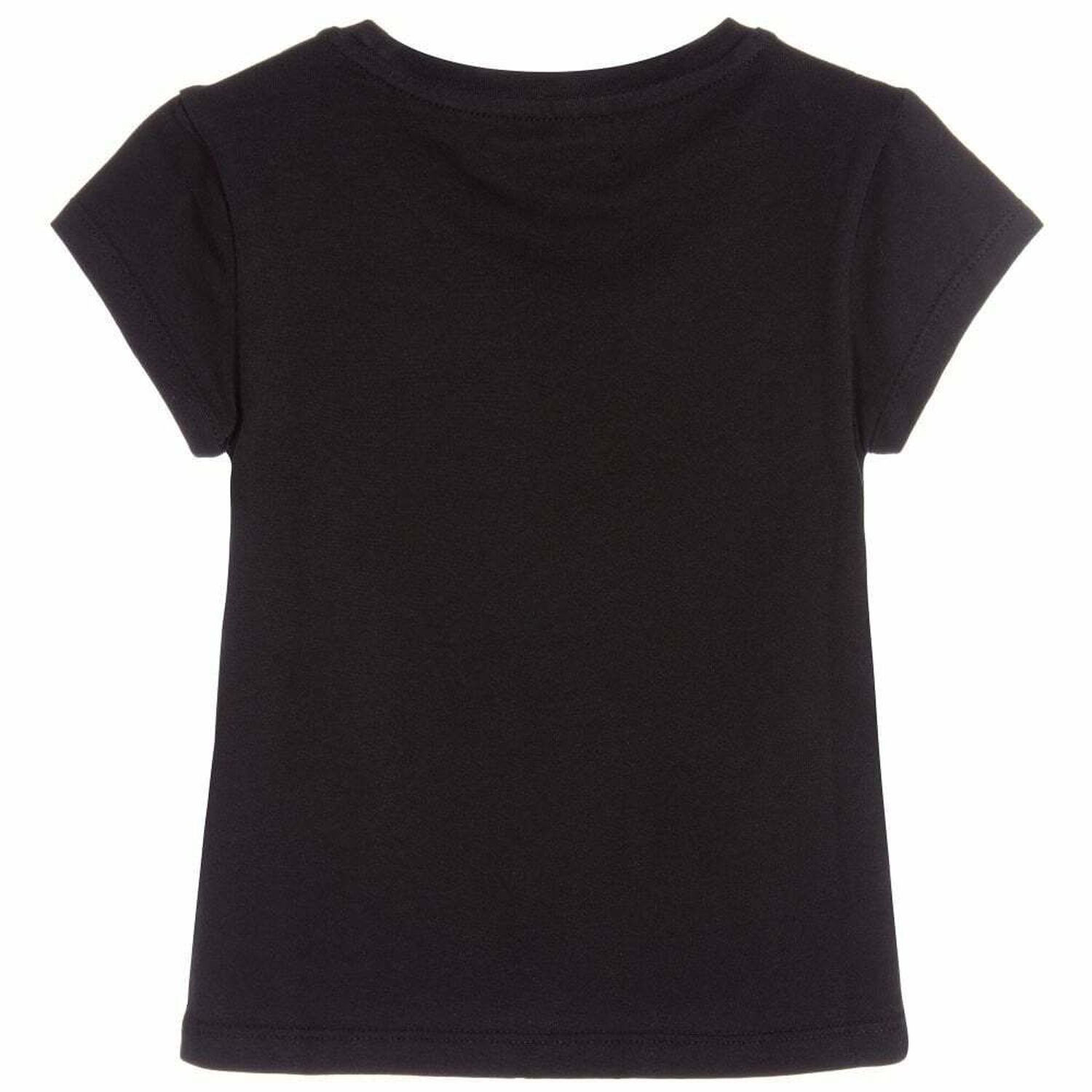 Girls Black Etel T-Shirt, 1, hi-res image number null