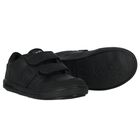 Boys Black Logo Trainers, 1, hi-res