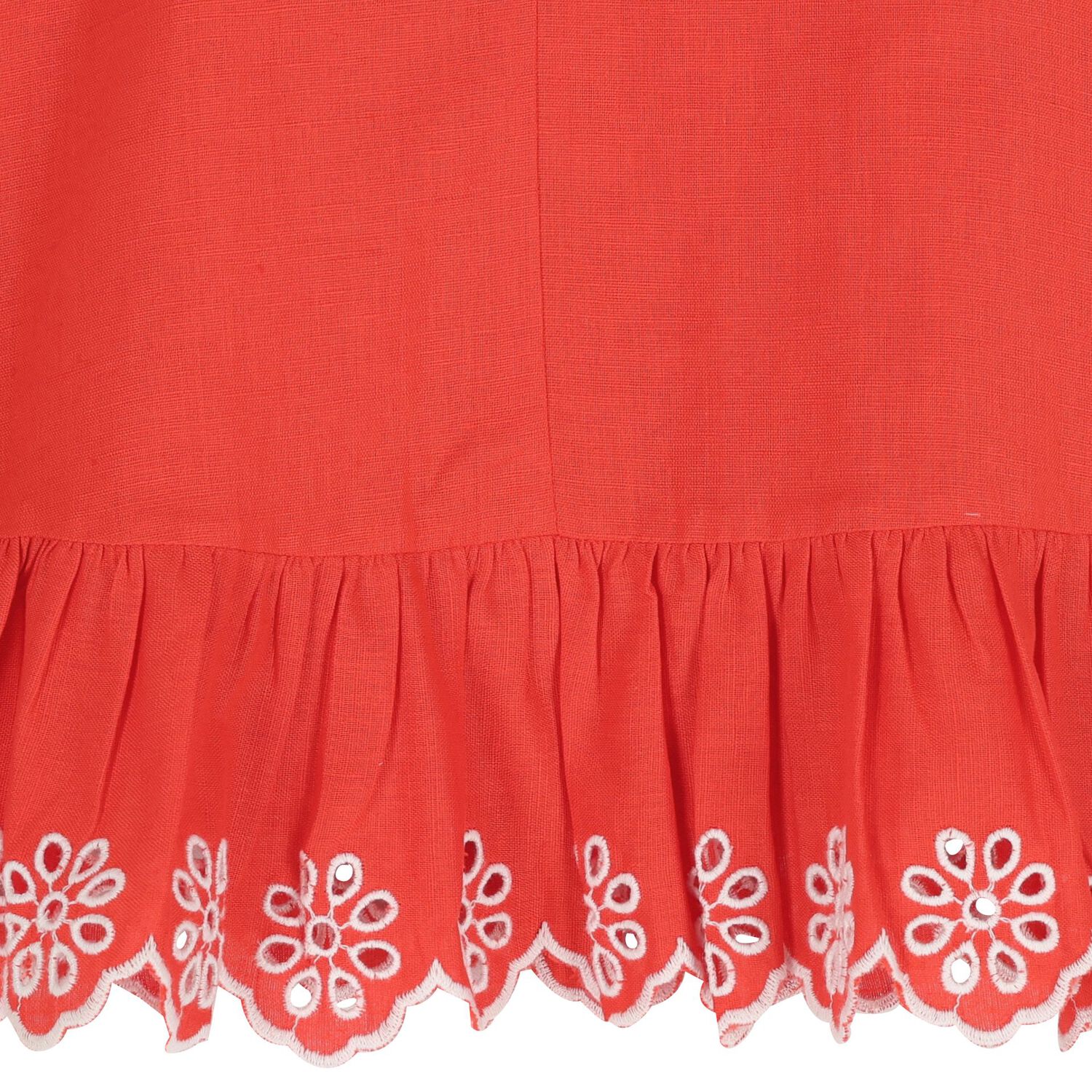 Younger Girls Red Dress Set, 1, hi-res