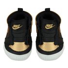 Black & Gold Air Jordan 1 Crib Bootie, 1, hi-res