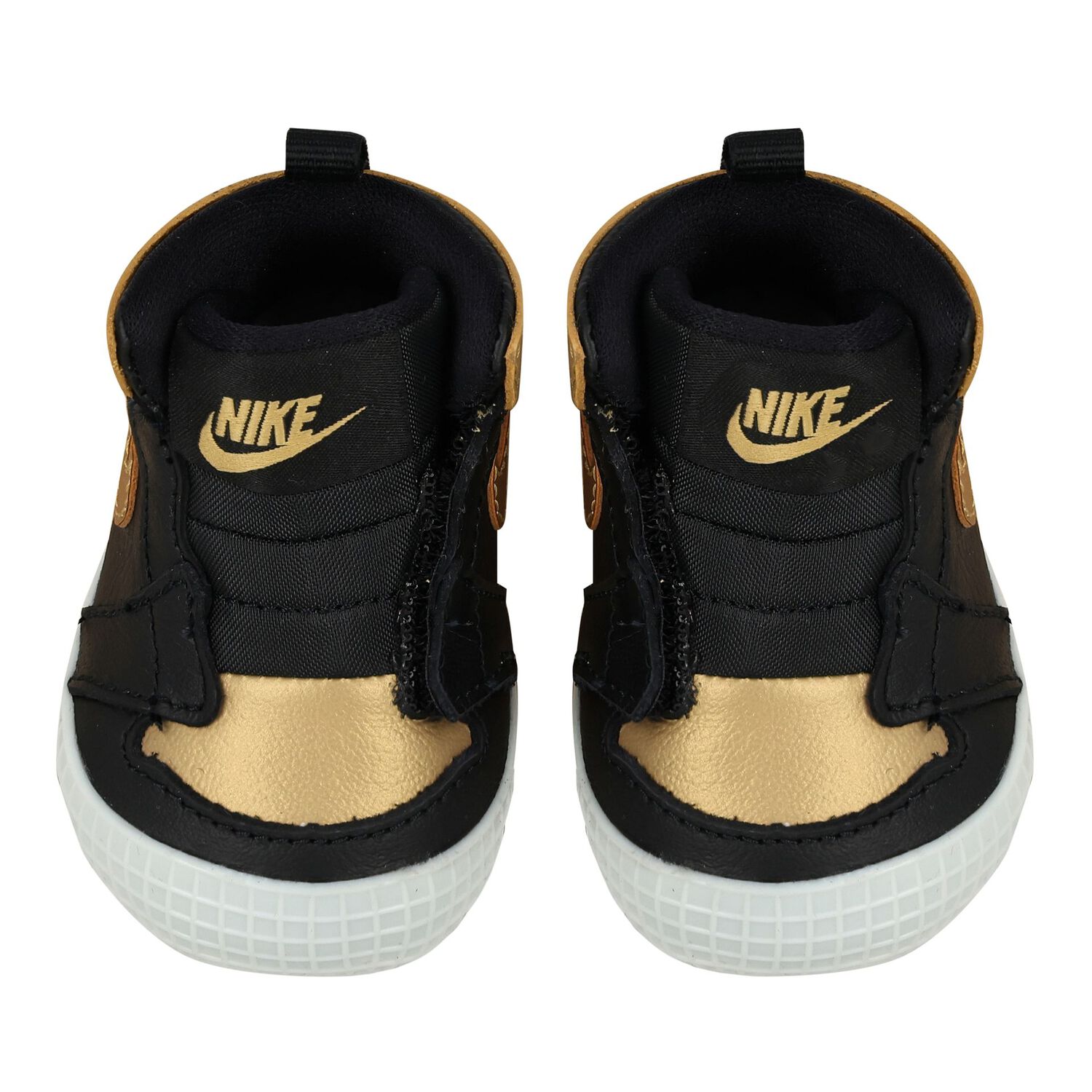 Black & Gold Air Jordan 1 Crib Bootie, 1, hi-res