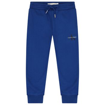 Boys Blue Logo Joggers 