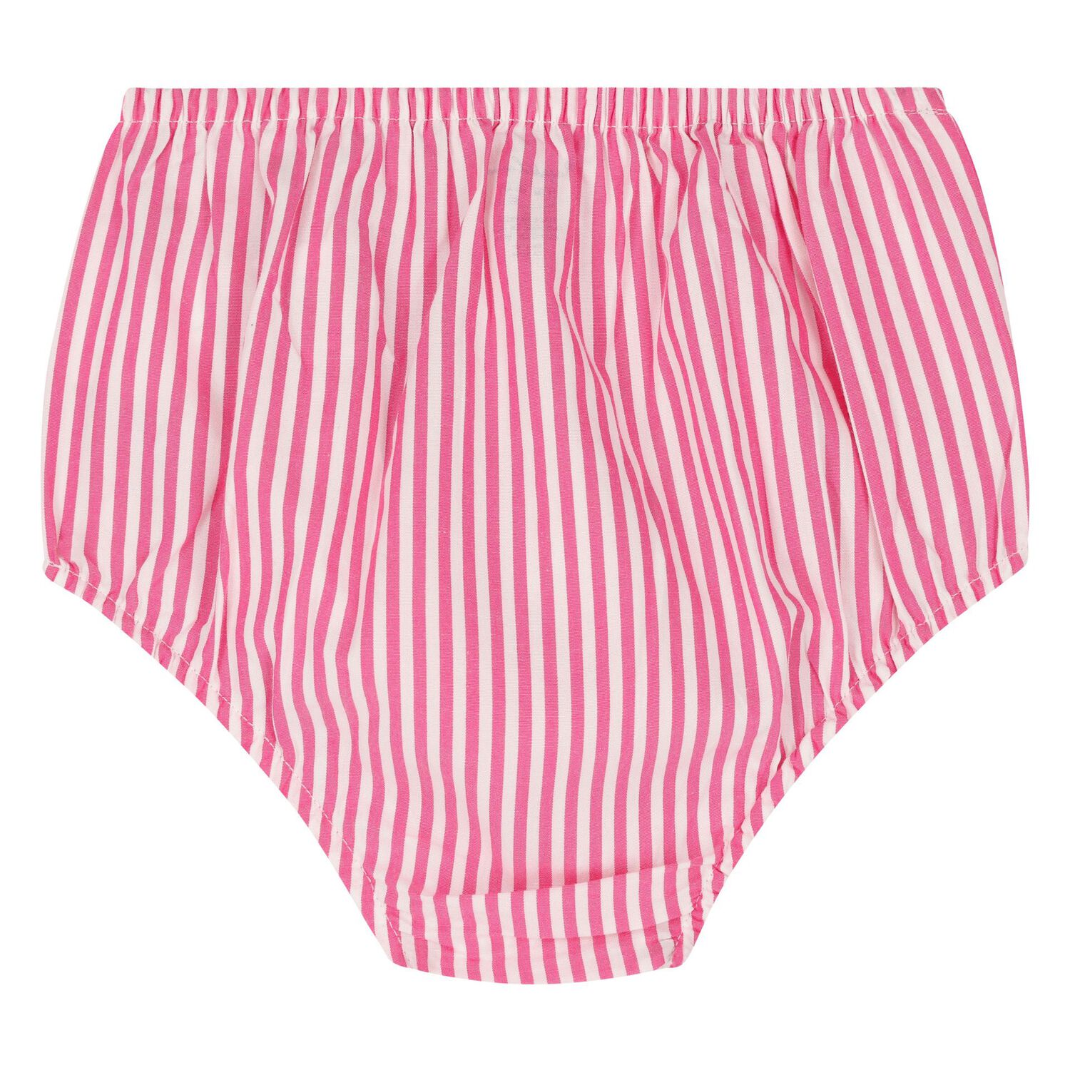 Baby Girls Pink, Yellow & Blue Stripe Shirt Dress, 1, hi-res