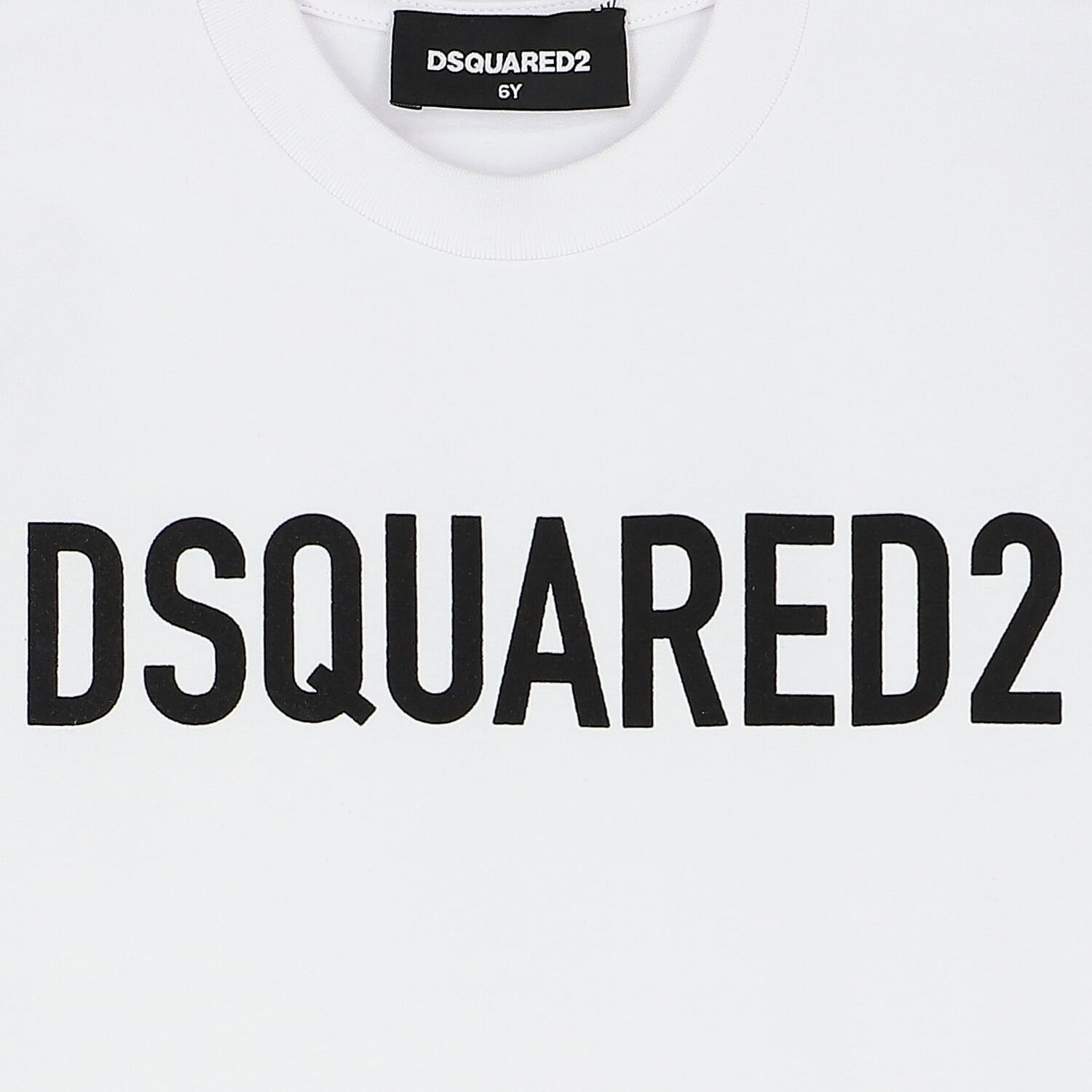 White Logo Cotton T-Shirt, 1, hi-res