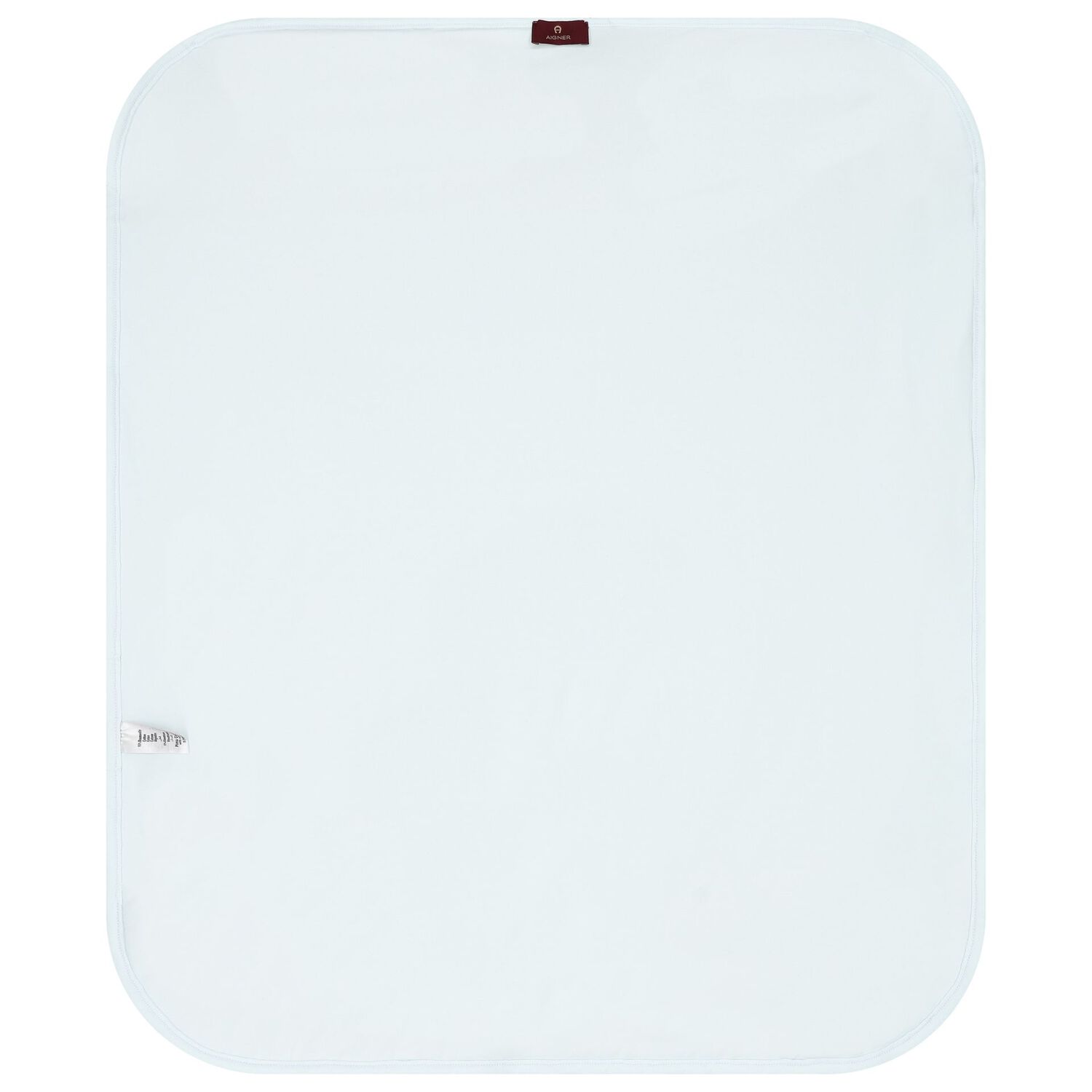 Baby Boys Blue & Gold Logo Blanket, 1, hi-res