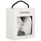 White Logo Baby Pre Walker Shoes, 1, hi-res