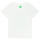 Boys White Logo T-Shirt, 2, hi-res