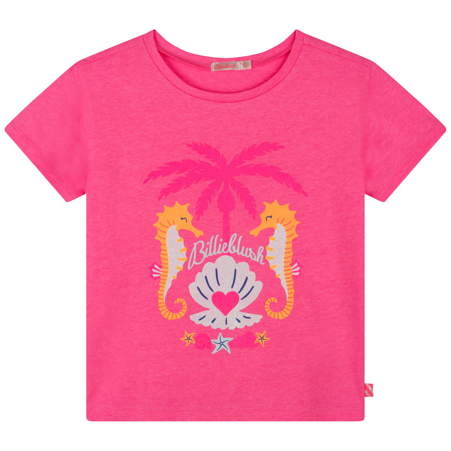 Girls Pink Logo T-Shirt, 1, hi-res