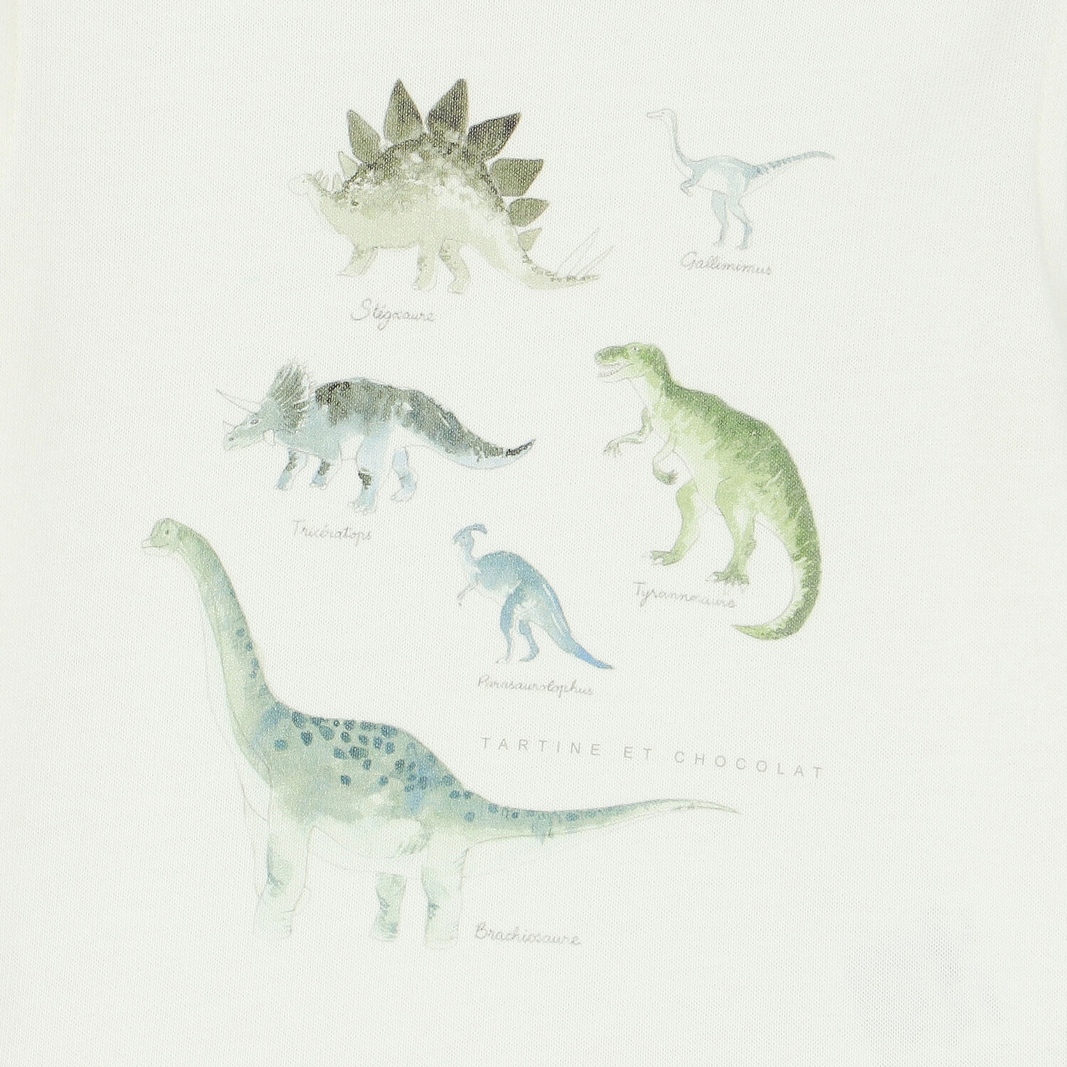 Baby Boys Ivory Dinosaur Long Sleeve Top, 1, hi-res