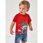 Younger Boys Red T-Shirt, 1, hi-res