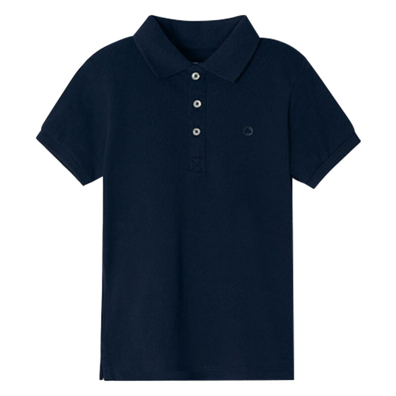 Boys Navy Blue Polo Shirt, 7, hi-res image number null