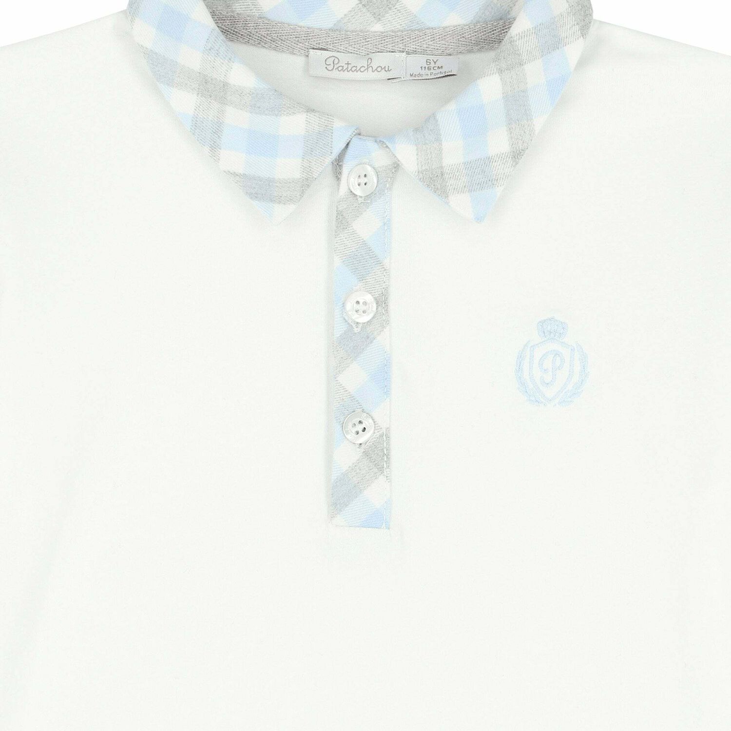 Boys White Polo Shirt, 1, hi-res