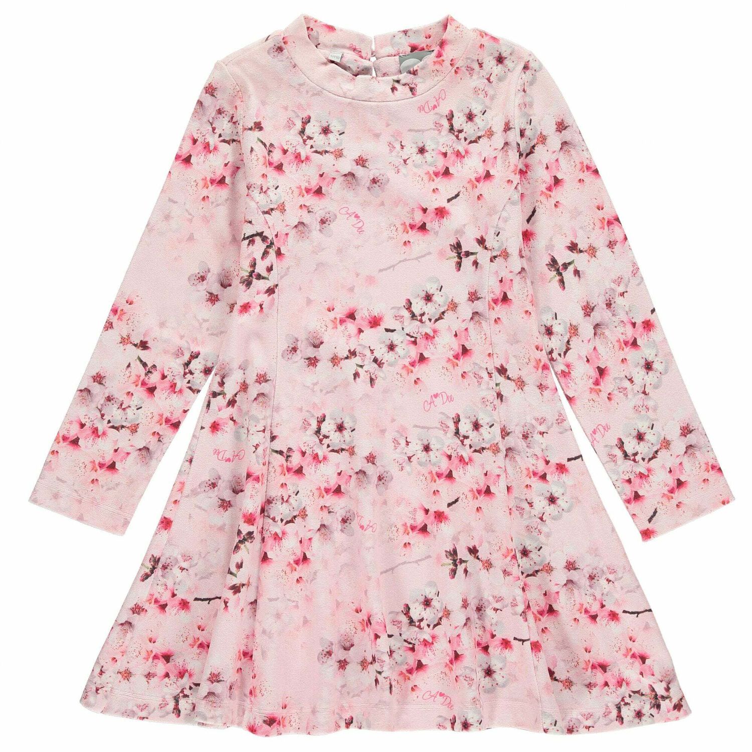 Girls Pink Floral Dress, 1, hi-res image number null