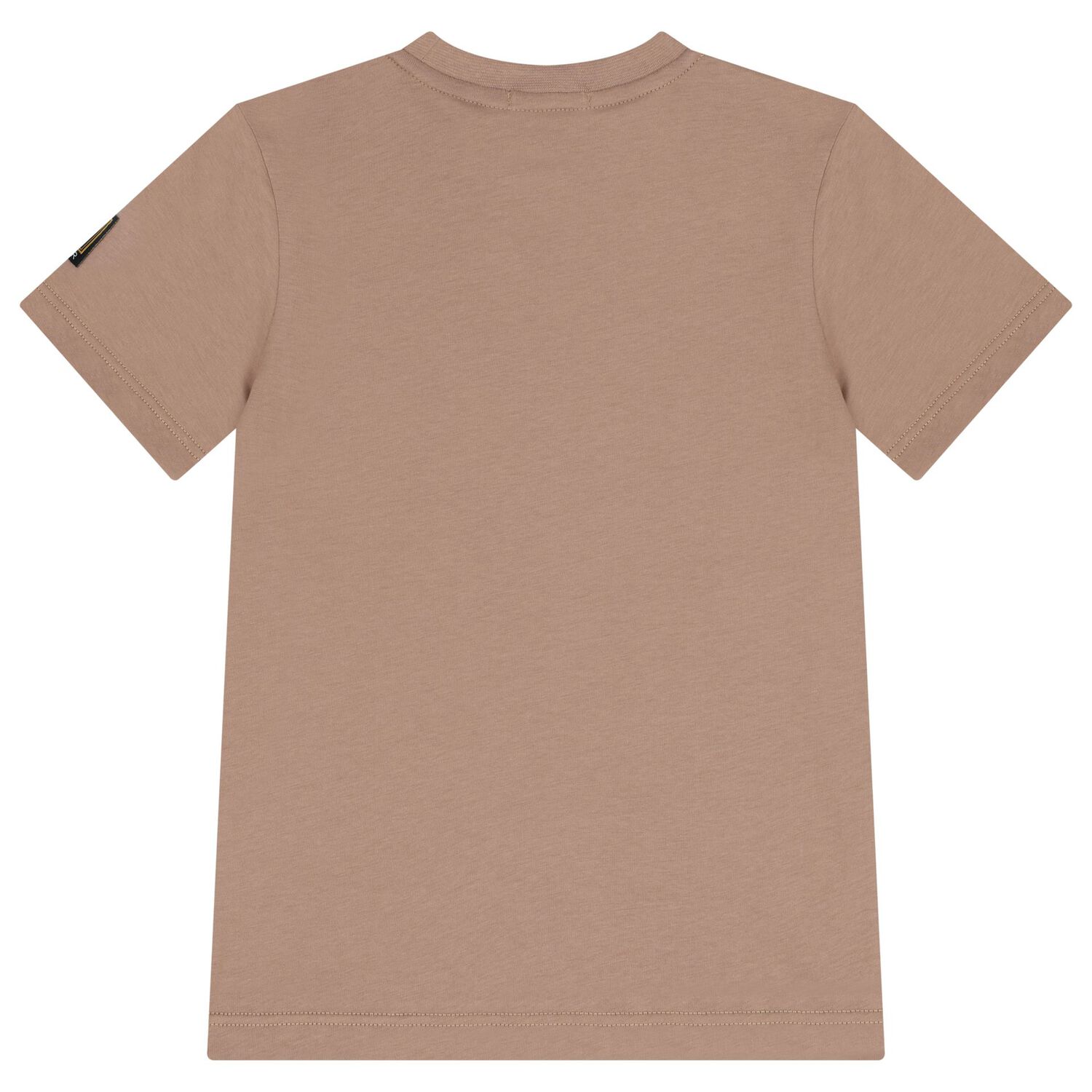 Boys Beige Logo T-Shirt, 3, hi-res